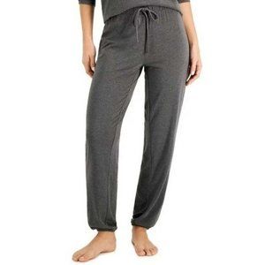 Alfani Charcoal Gray Drawstring Track Pants